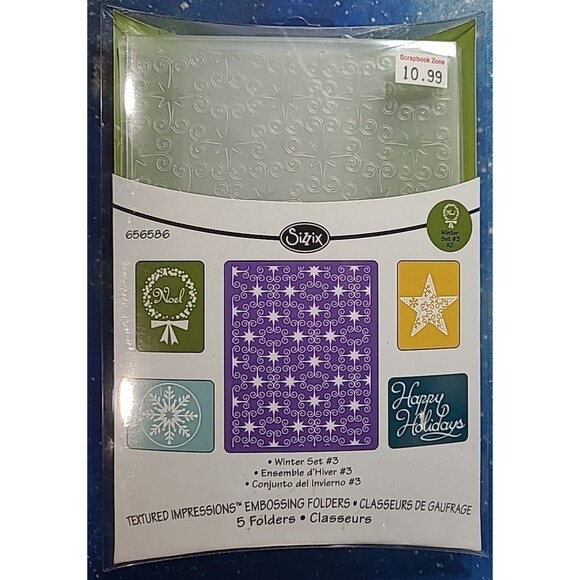 Sizzix Textured Impressions - Winter Set #3 656586 - Picture 1 of 2